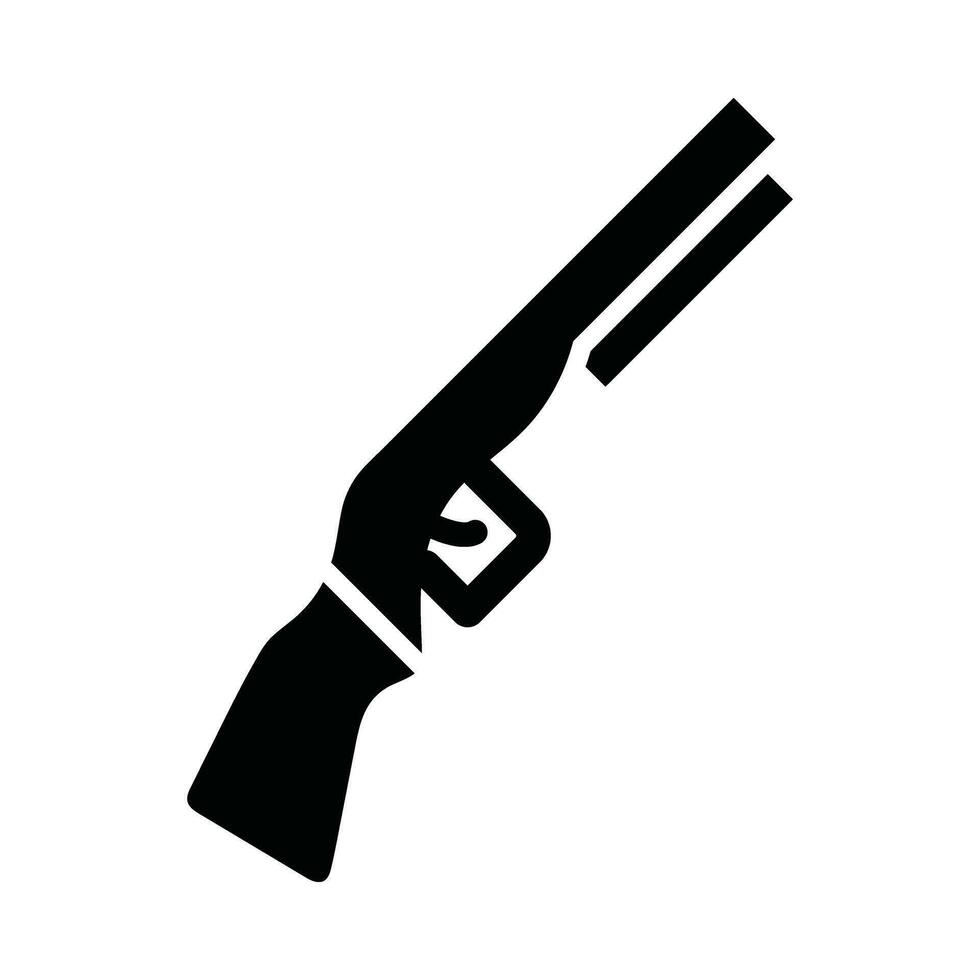 pistola vector glifo icono para personal y comercial usar.