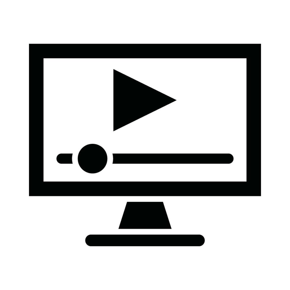 Video Vector Glyph Icon For Personal And Commercial Use.