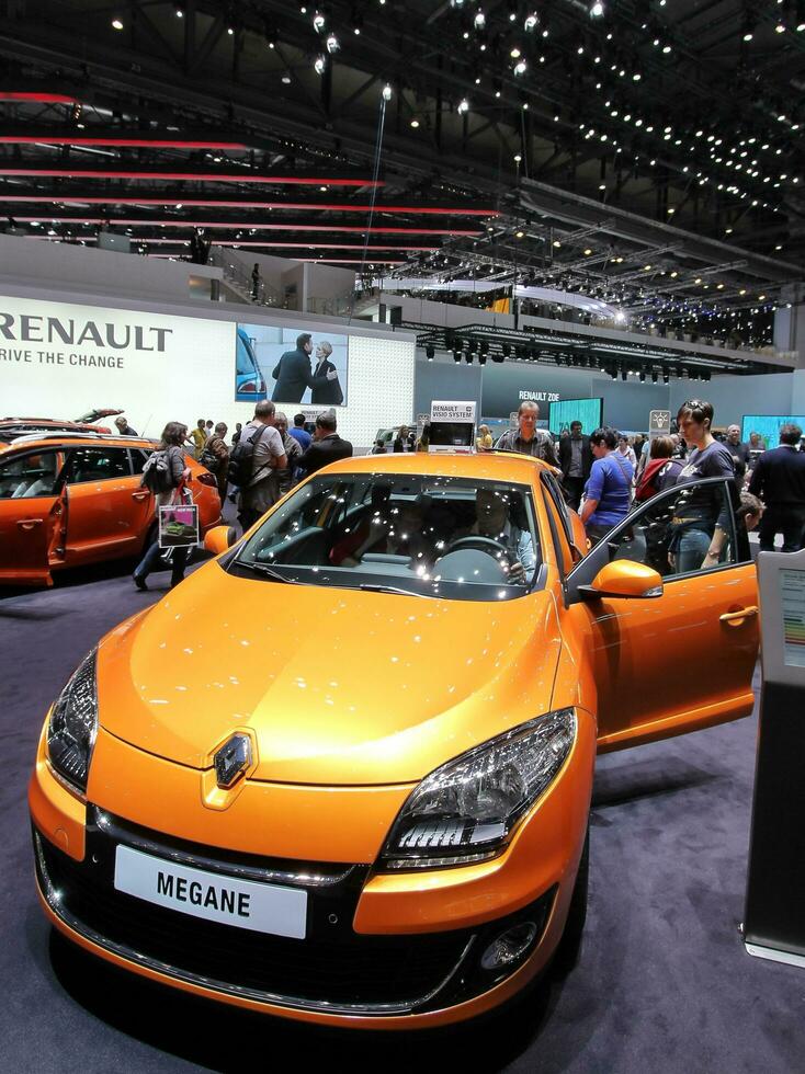 Renault Megane car at 2012 Geneva motorshow photo