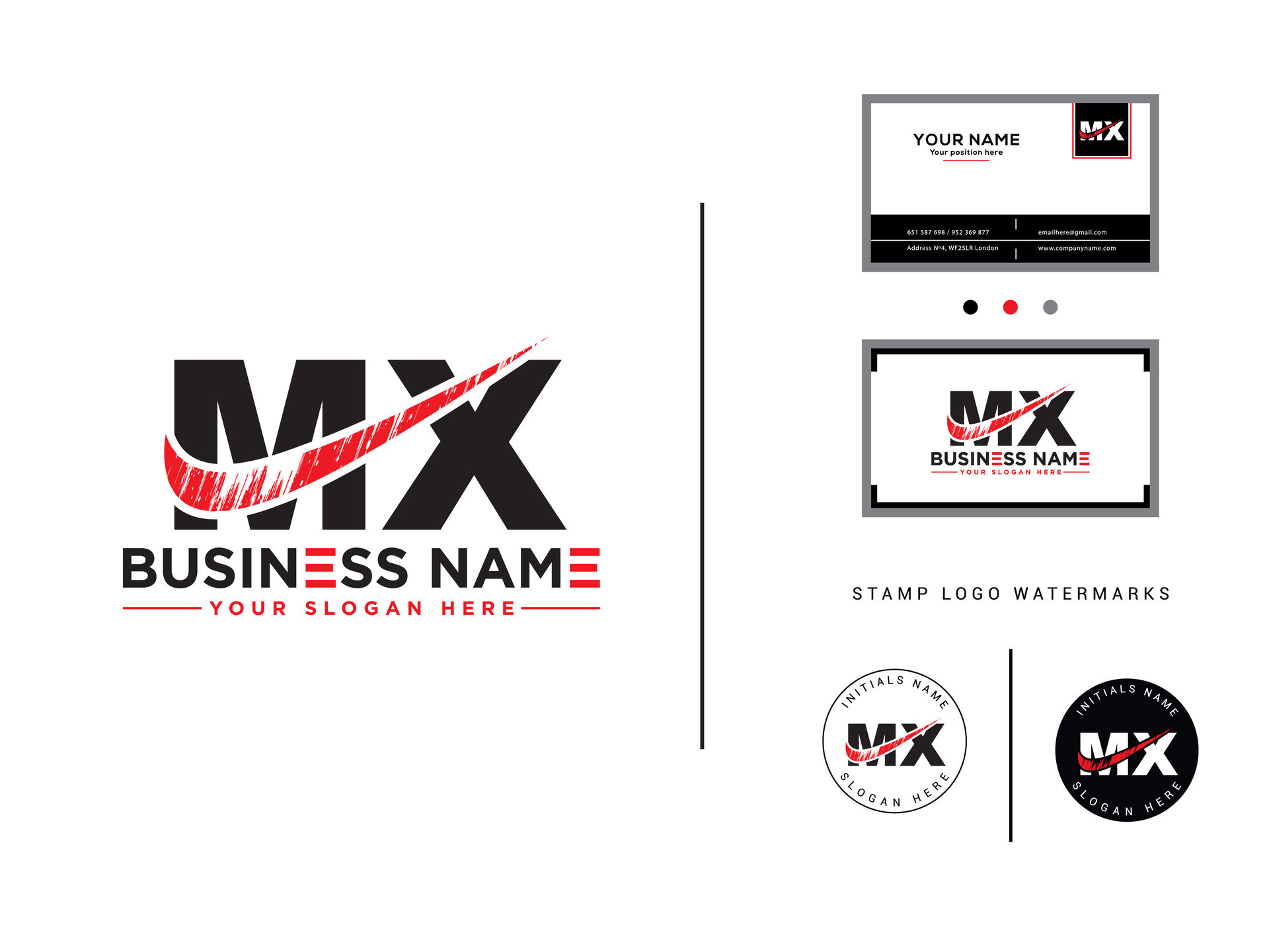 Vintage Mx Brush Logo, Minimalist MX Logo Icon Vector Art 31121955