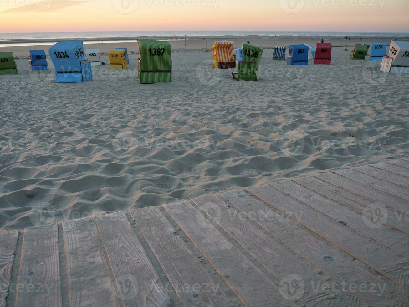 langeoog en th norte mar foto