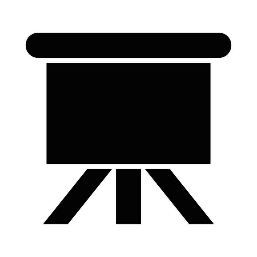 Blackboard Vector Glyph Icon For Personal And Commercial Use.