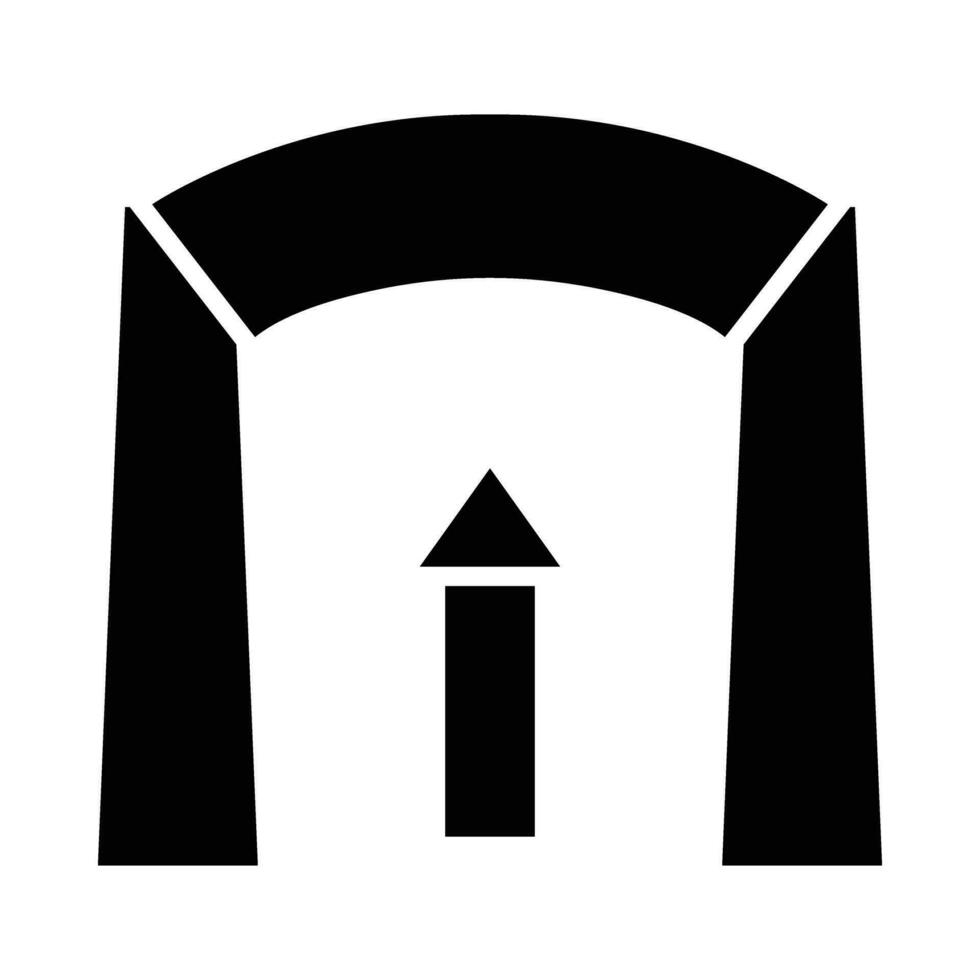 Entrance Vector Glyph Icon For Personal And Commercial Use.