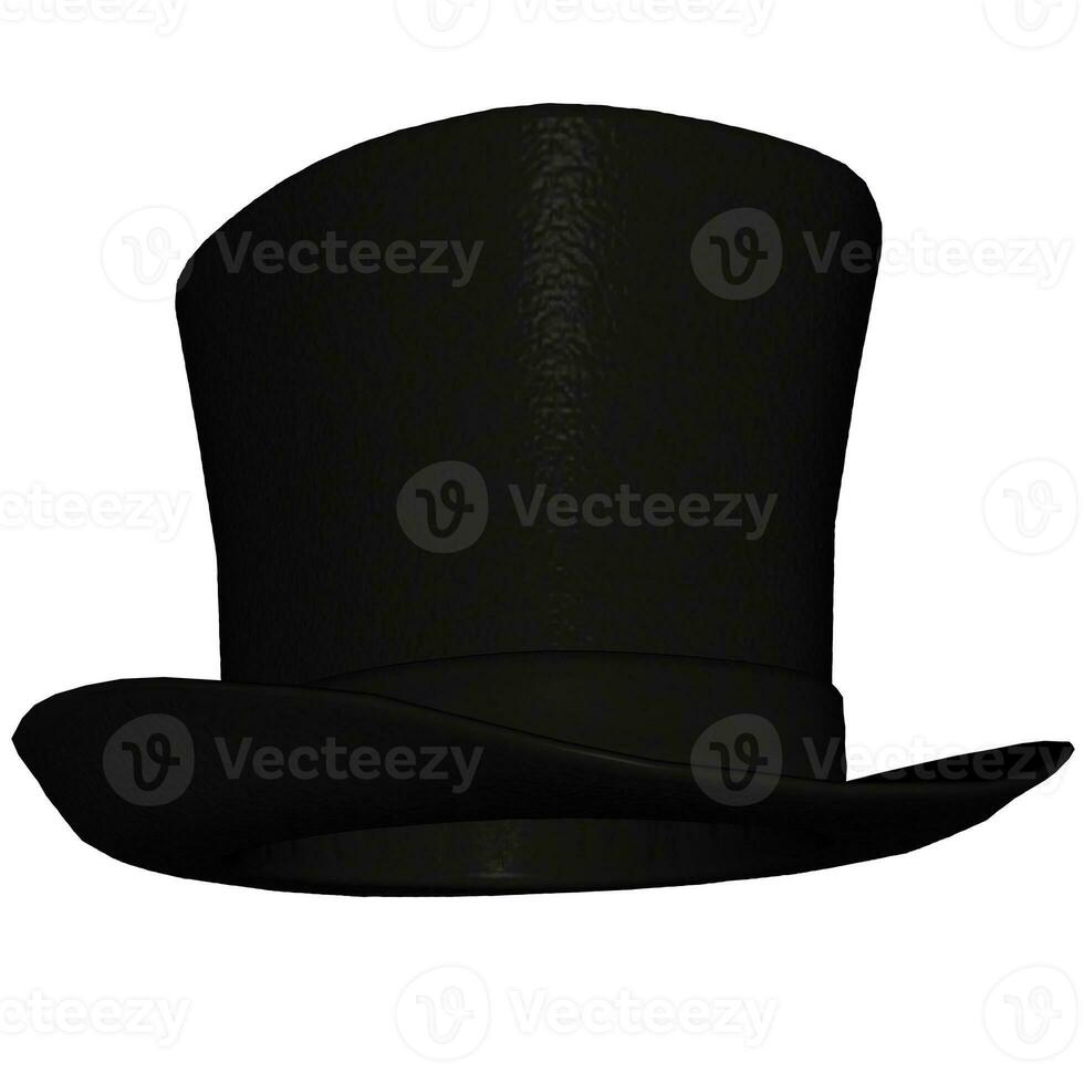 Top-hat or topper - 3D render photo