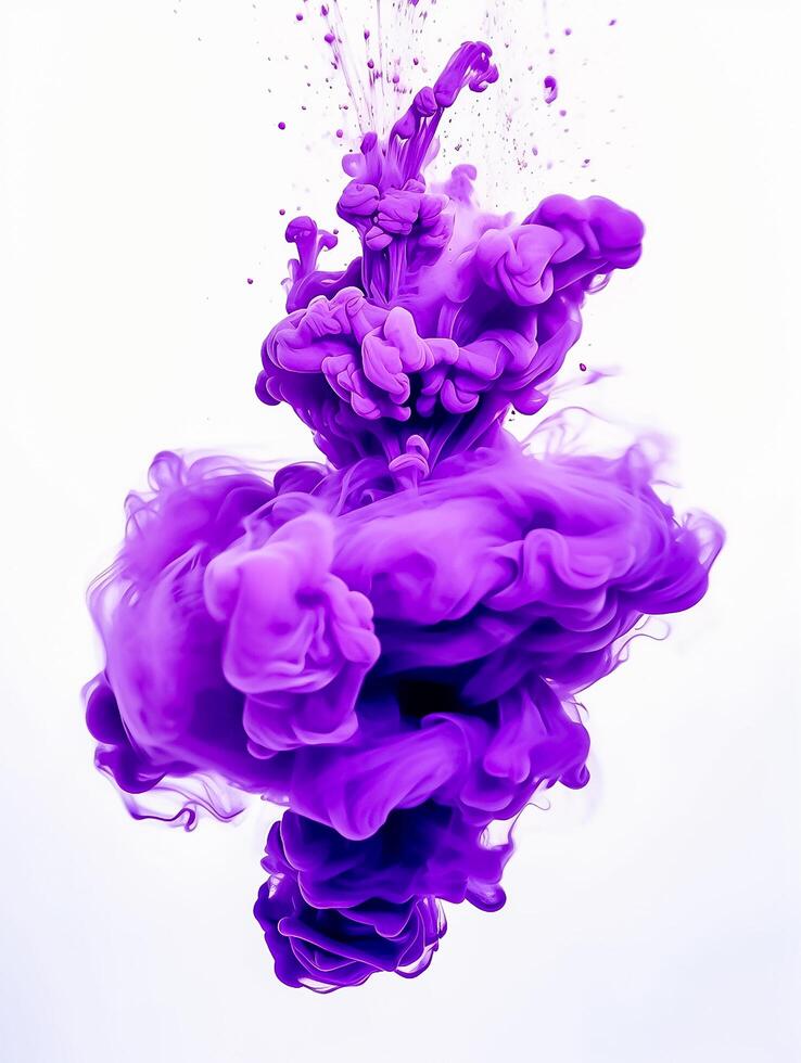 Grunge style spot with a burst of colorful paint droplets , 3d render photo