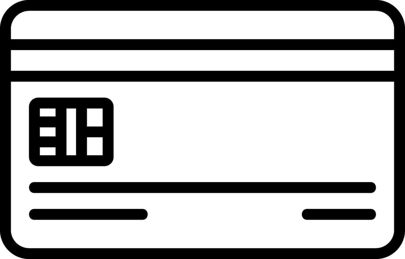 Credit Card Vector Icon Design
