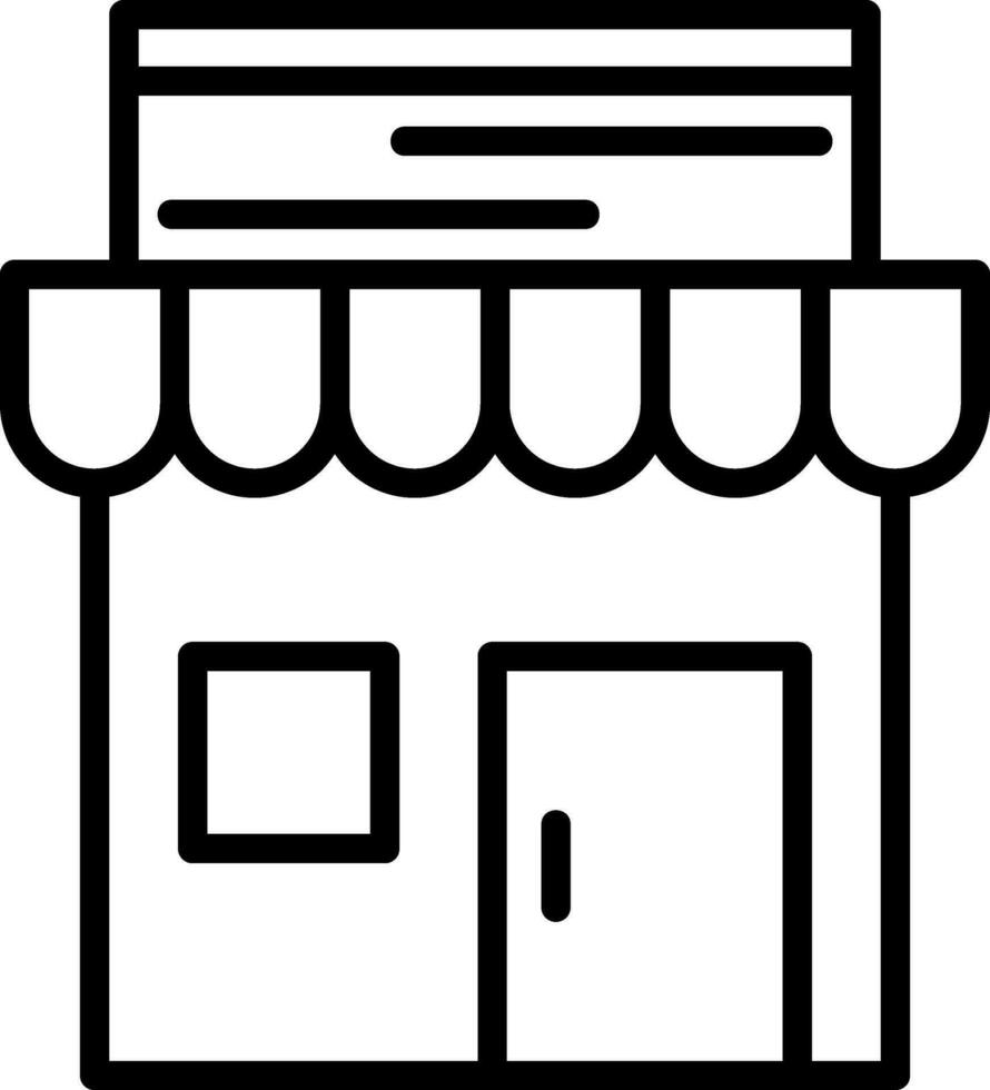 Storefront Vector Icon Design