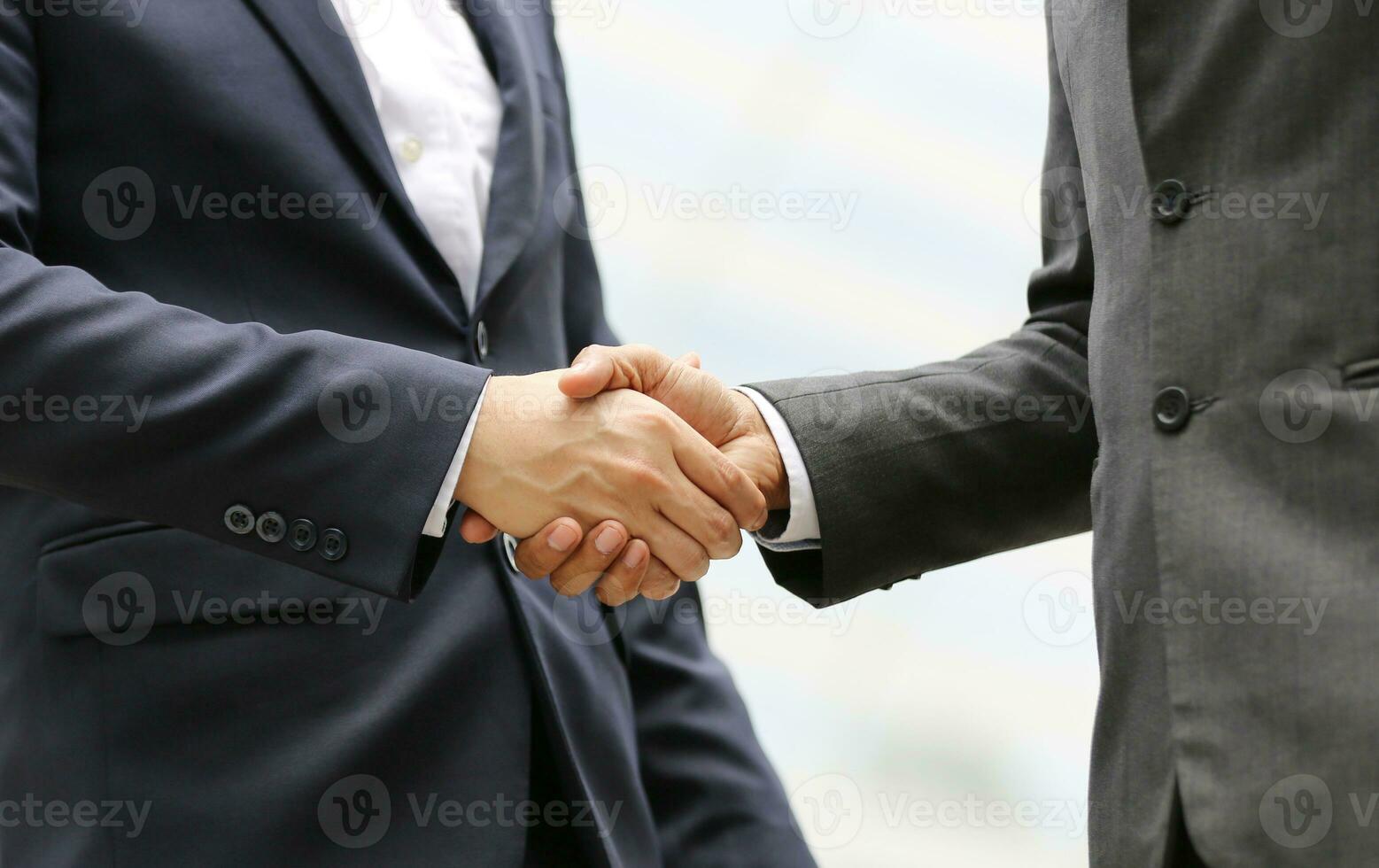 Business hand shake photo