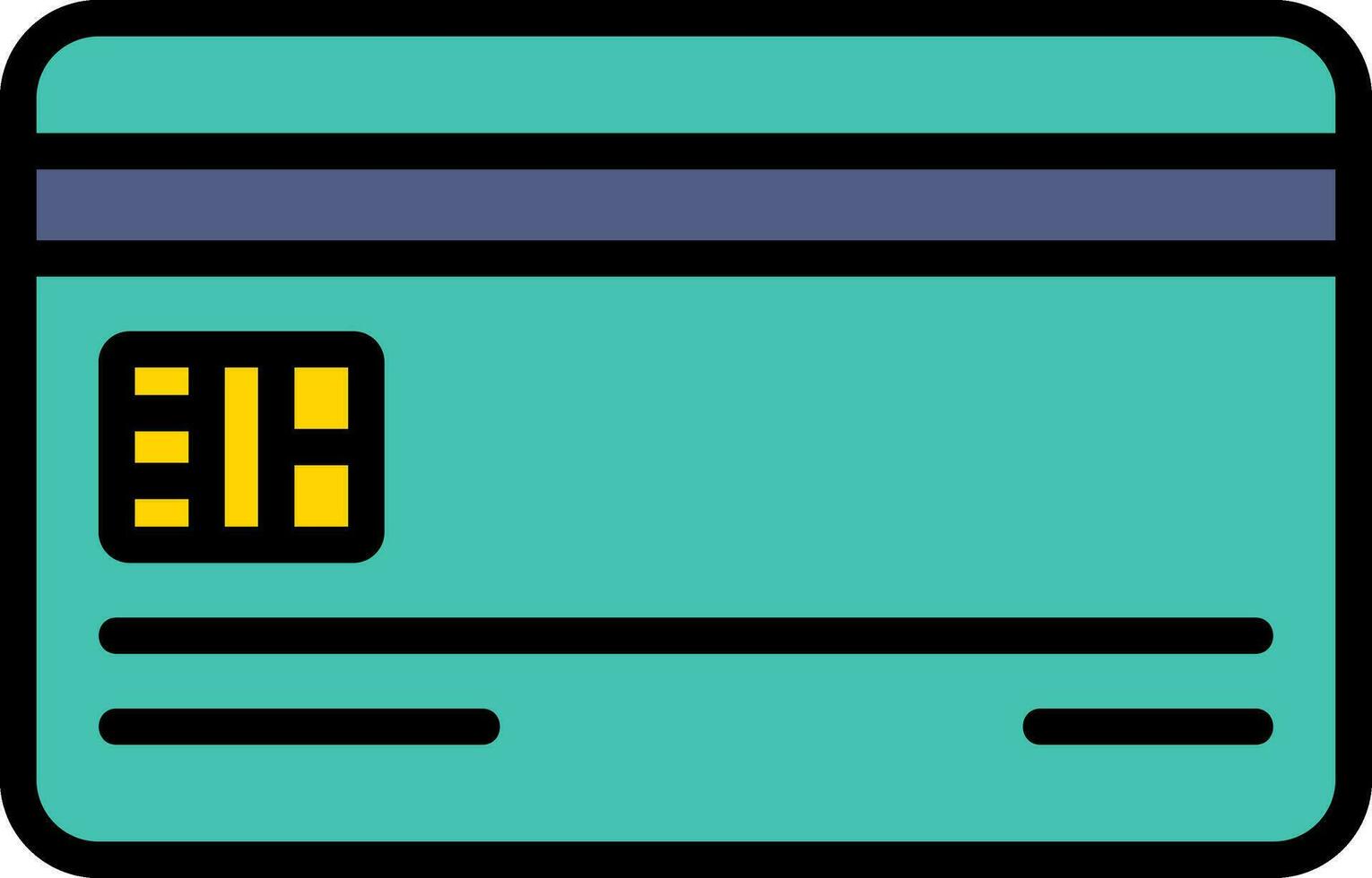 Credit Card Vector Icon Design