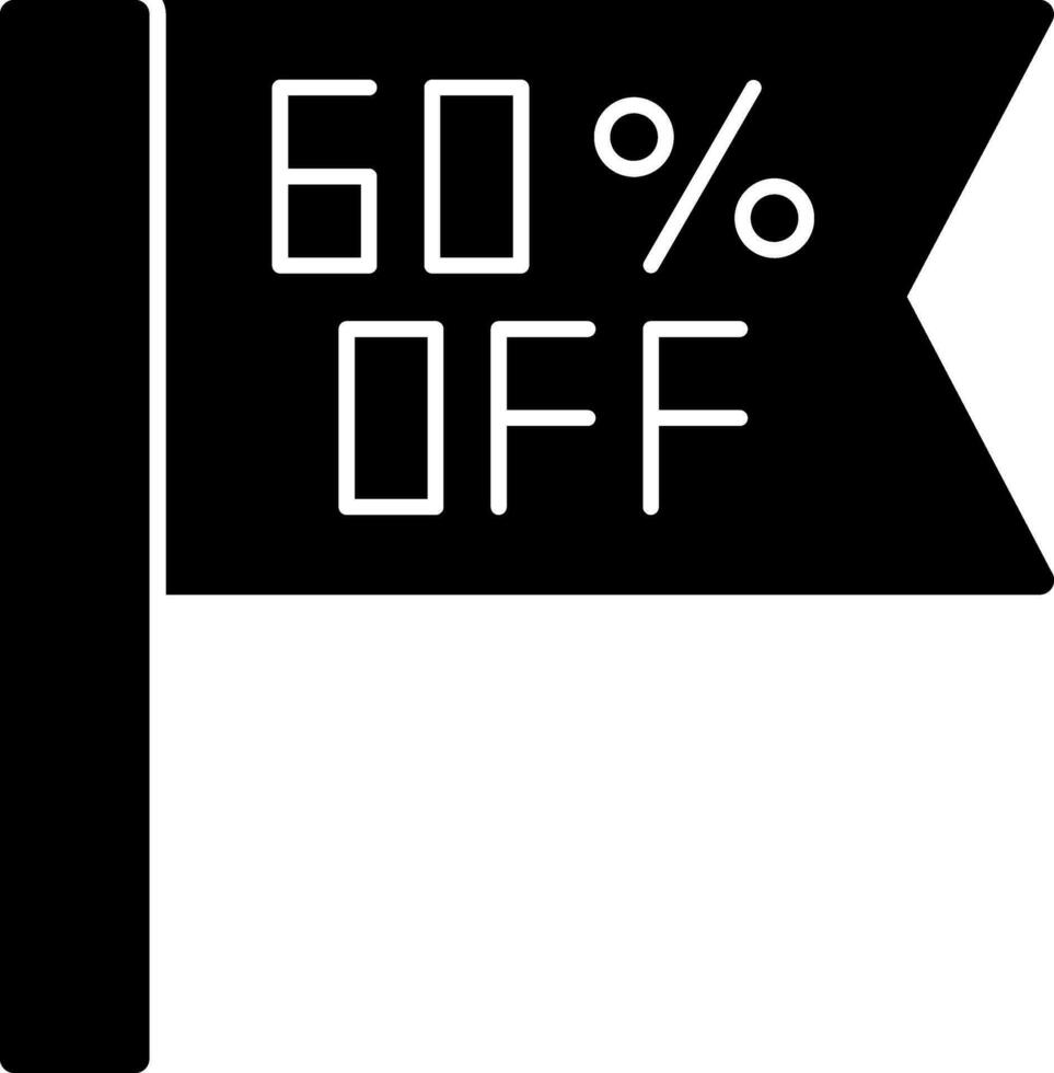 Percentage Off Vector Icon Design