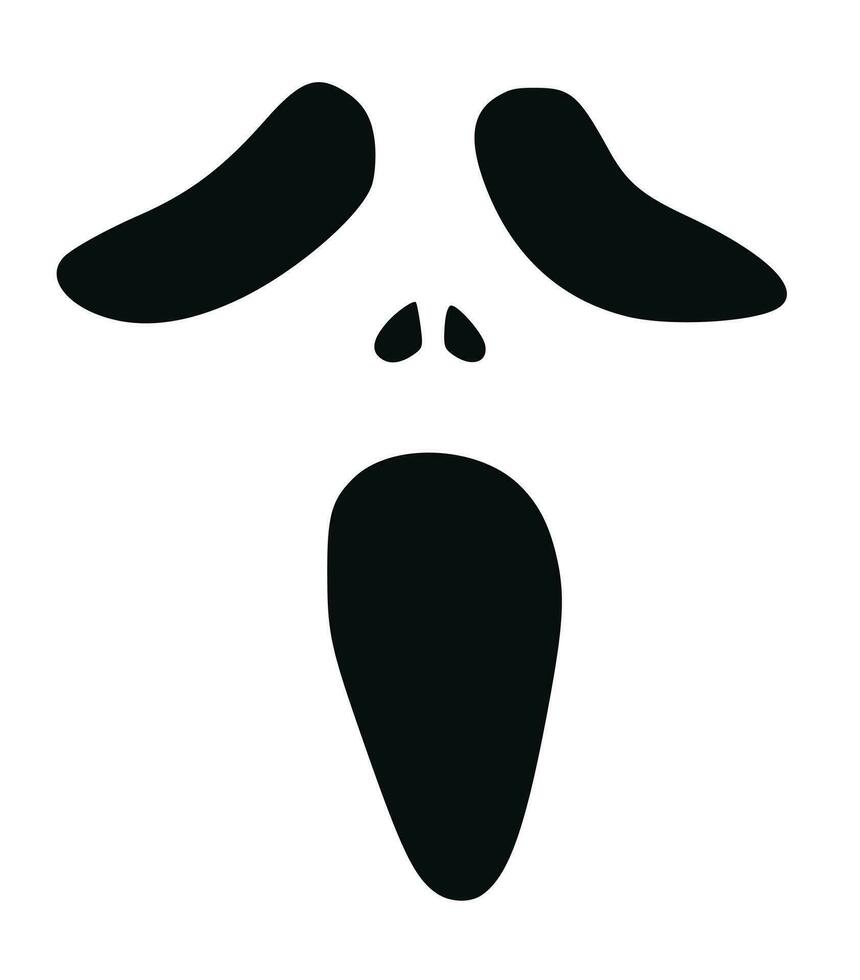 Scary vector silhouettes for Halloween