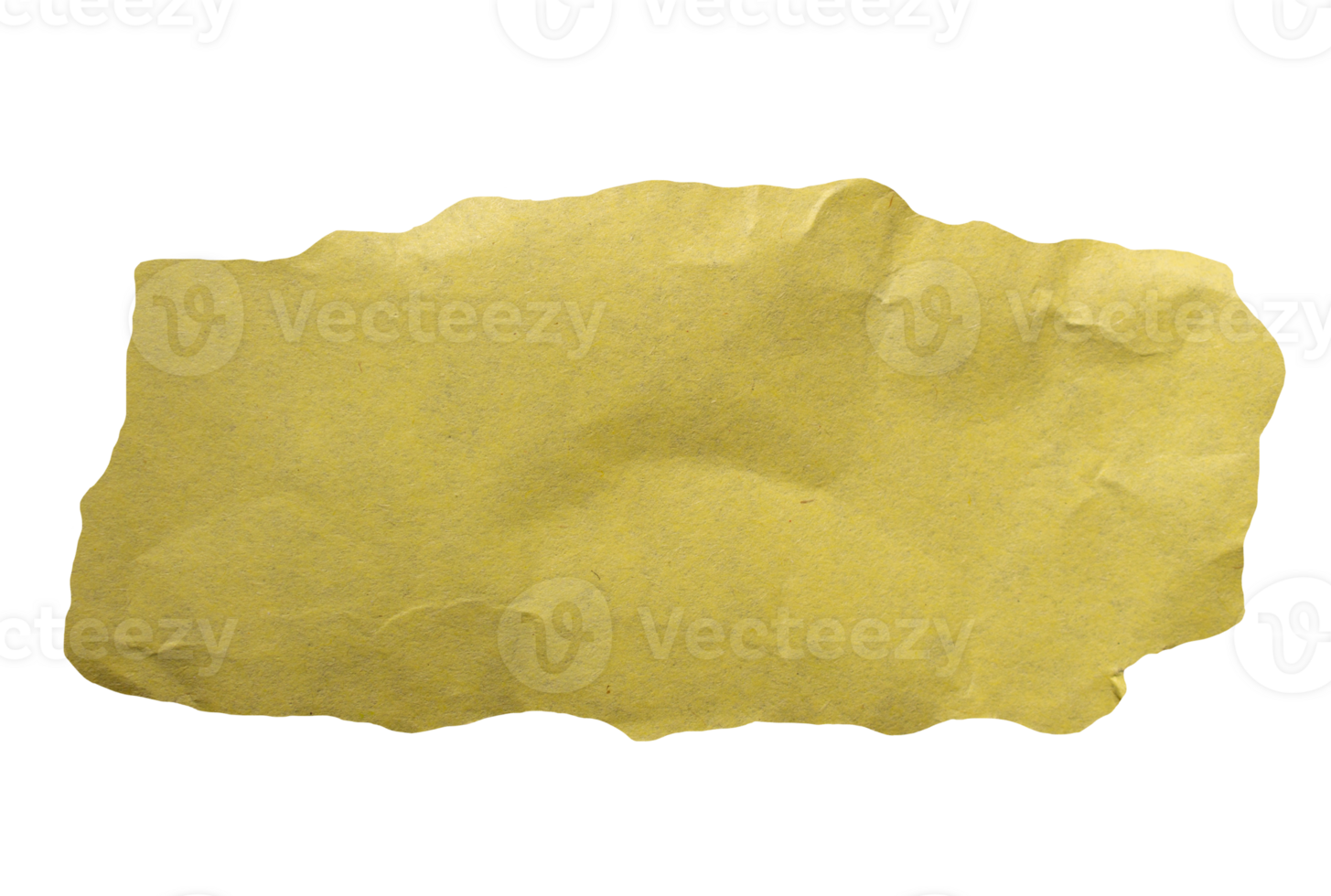 Torn paper piece on transparent background. Ripped paper label png. png