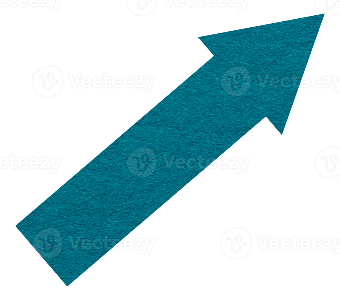 Paper arrow symbol on transparent background. Direction sign png. png