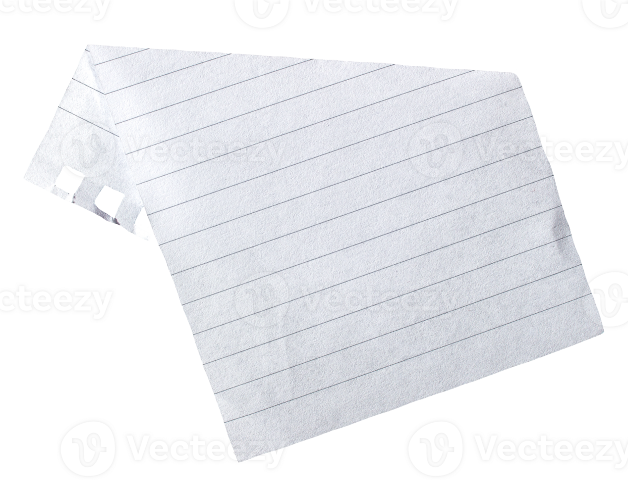 Torn paper piece on transparent background. Ripped paper label png. png