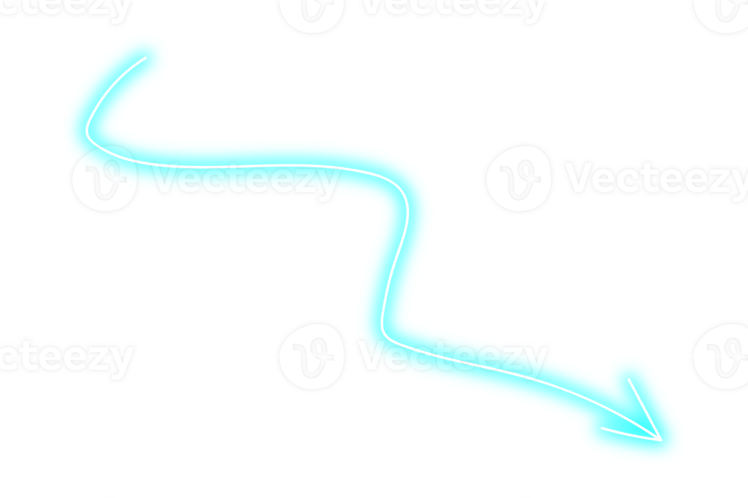 Neon arrow symbol png
