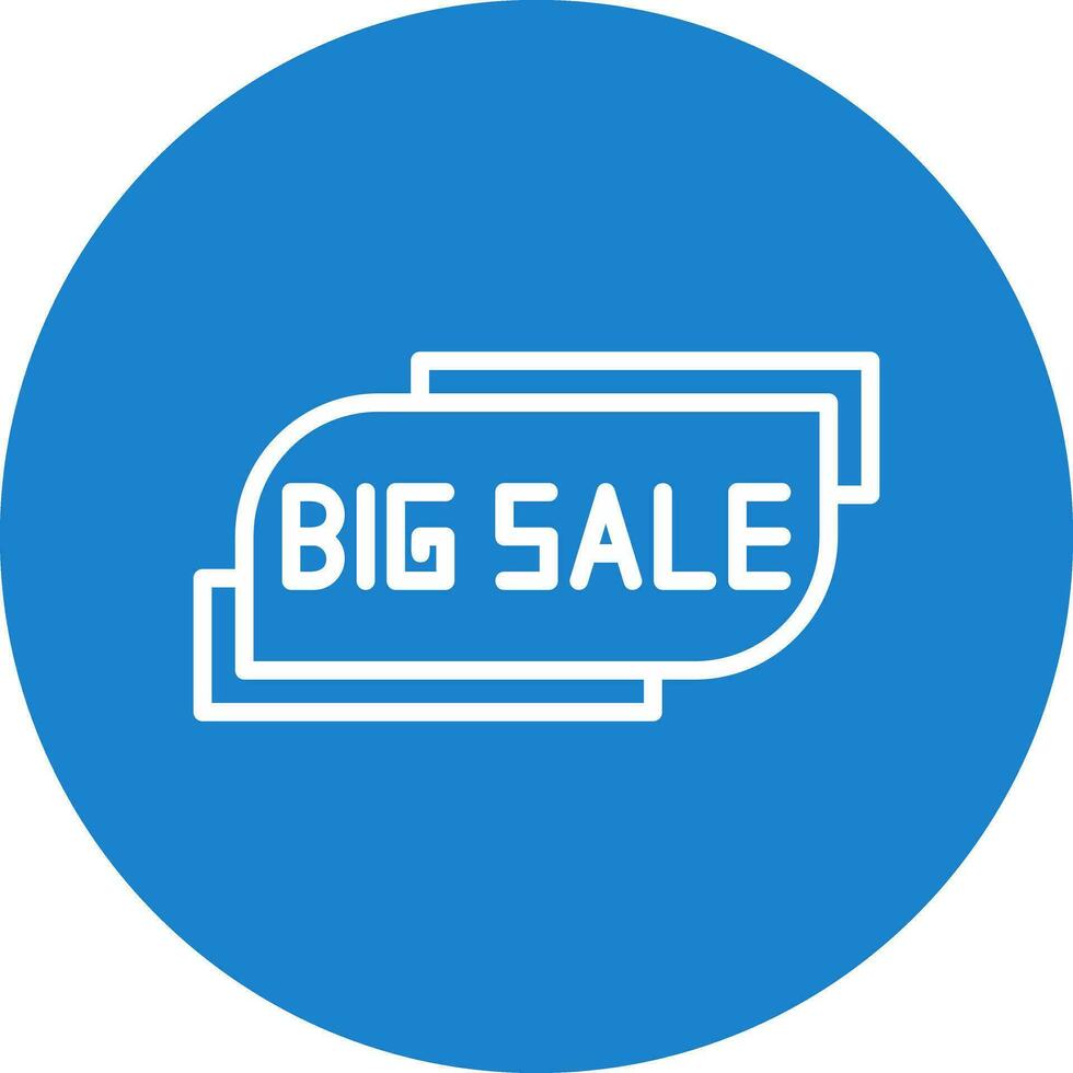 Big Sale Banner Vector Icon Design