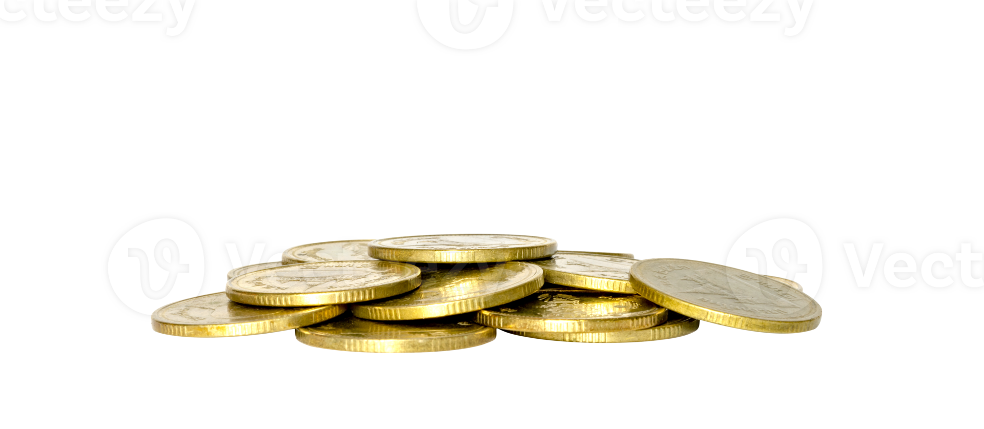 gold coins stacks isolated png