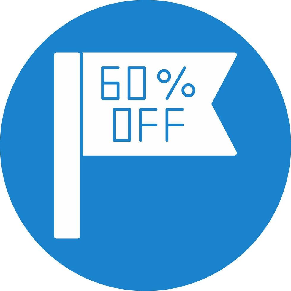 Percentage Off Vector Icon Design