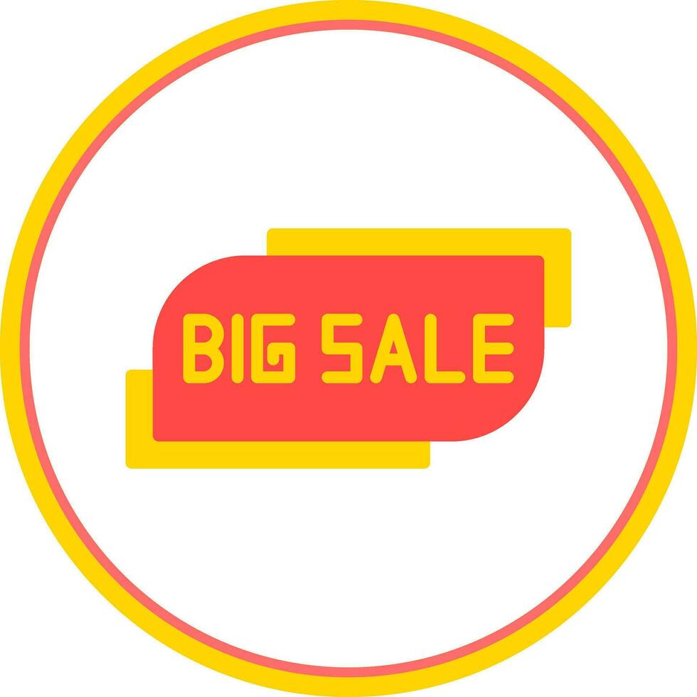 Big Sale Banner Vector Icon Design