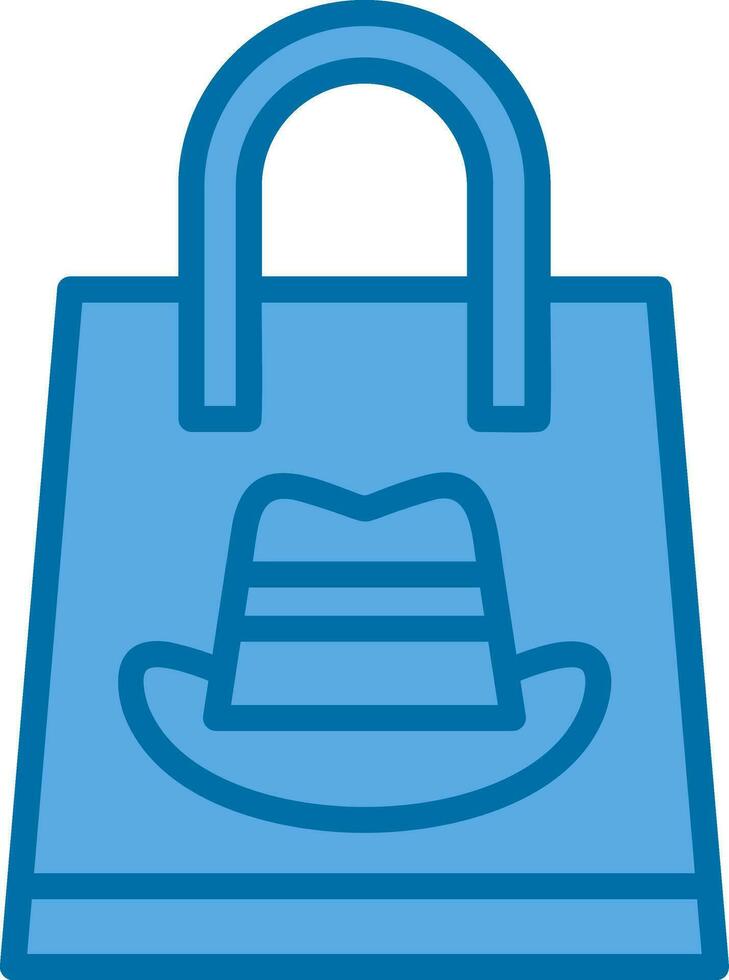 Shopping Cowboy Vector Icon Design