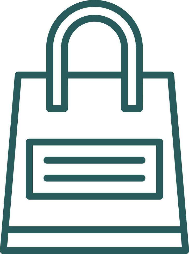 diseño de icono de vector de bolsa de compras