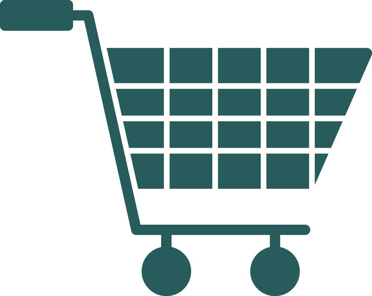 Shopping Cart Carousel Vector Icon Design