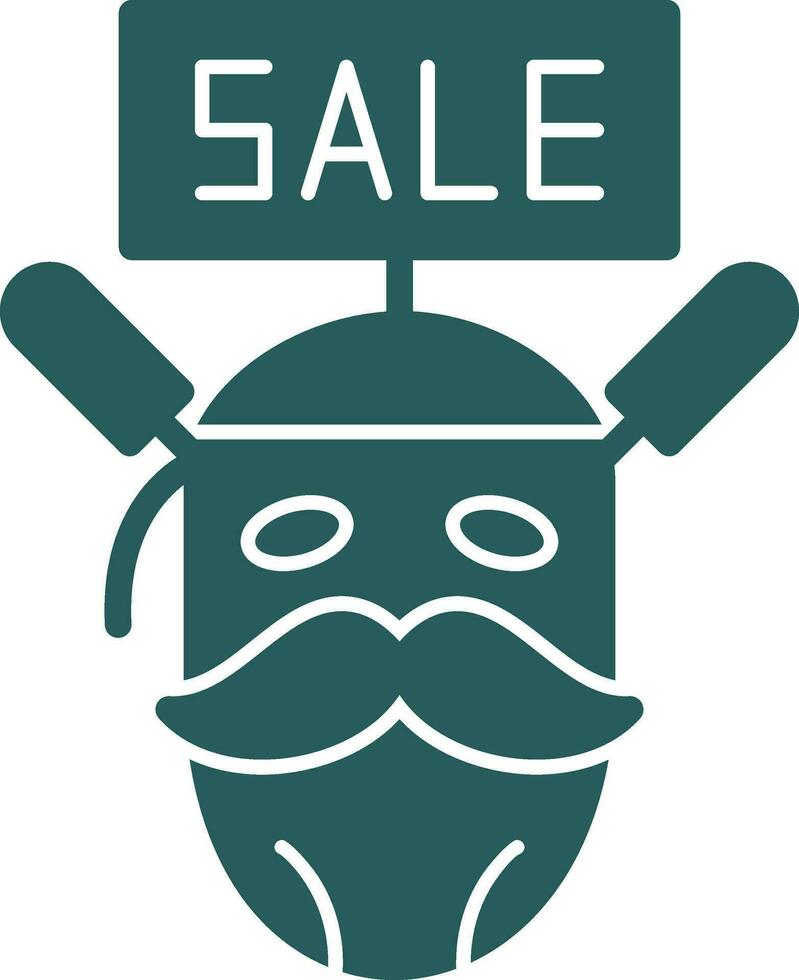 Sale Pirate Vector Icon Design