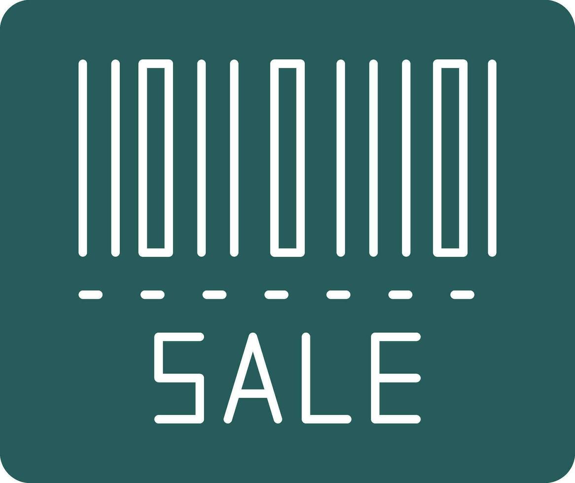 Sale Barcode Vector Icon Design