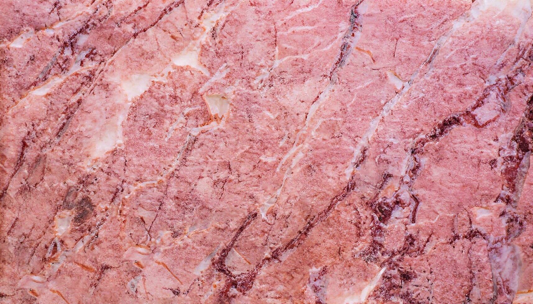 texture glossy surface of pink marble slab photo