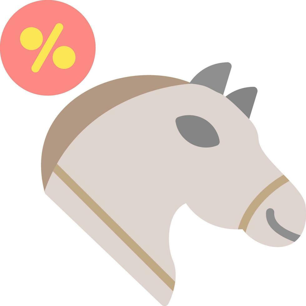 descontado unicornio vector icono diseño