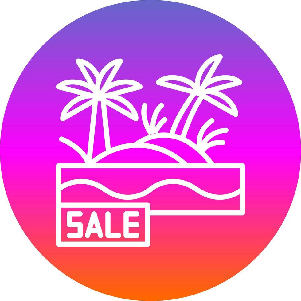 Sale Oasis Vector Icon Design