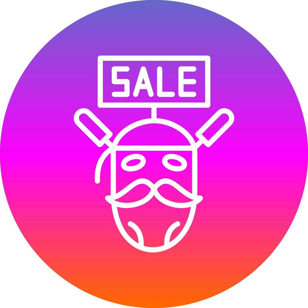 Sale Pirate Vector Icon Design