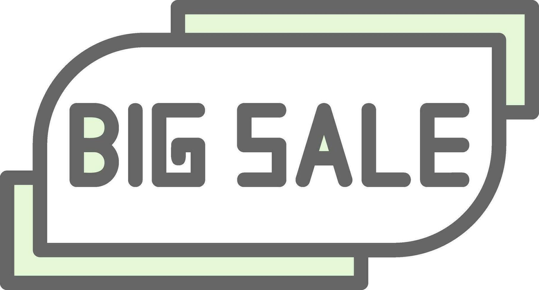 Big Sale Banner Vector Icon Design