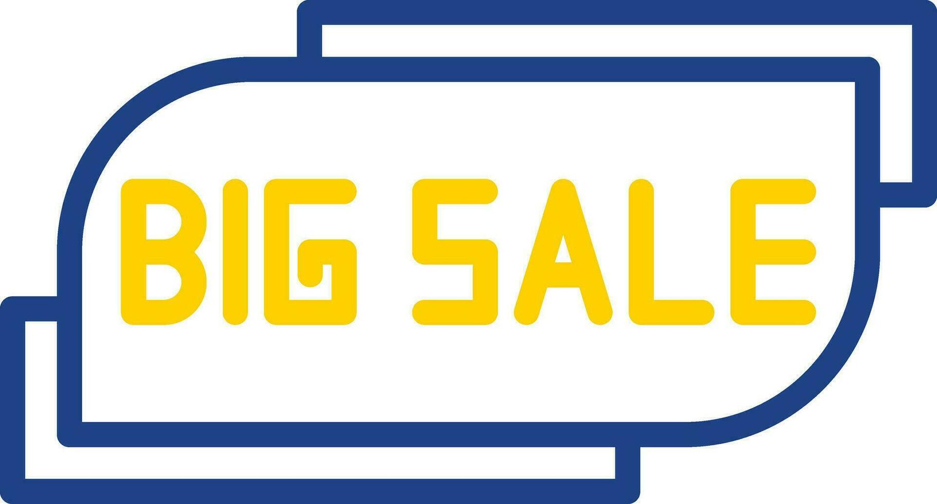 Big Sale Banner Vector Icon Design