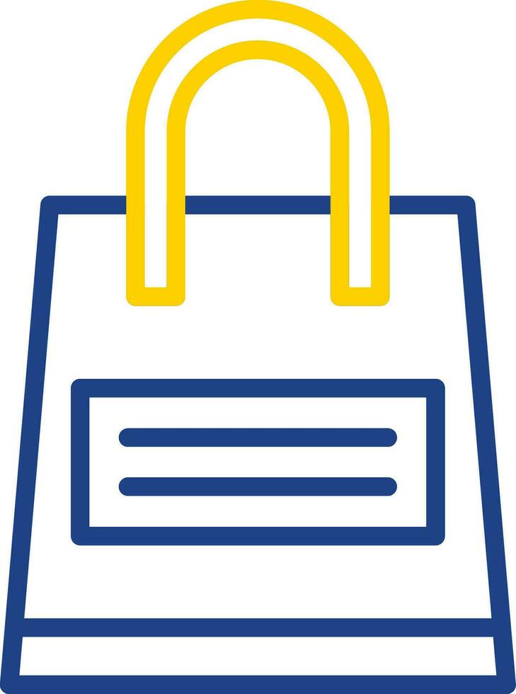 diseño de icono de vector de bolsa de compras