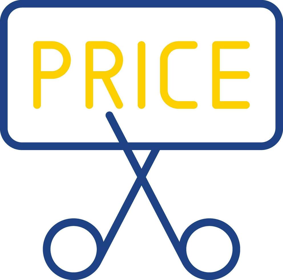 Price Slash Vector Icon Design