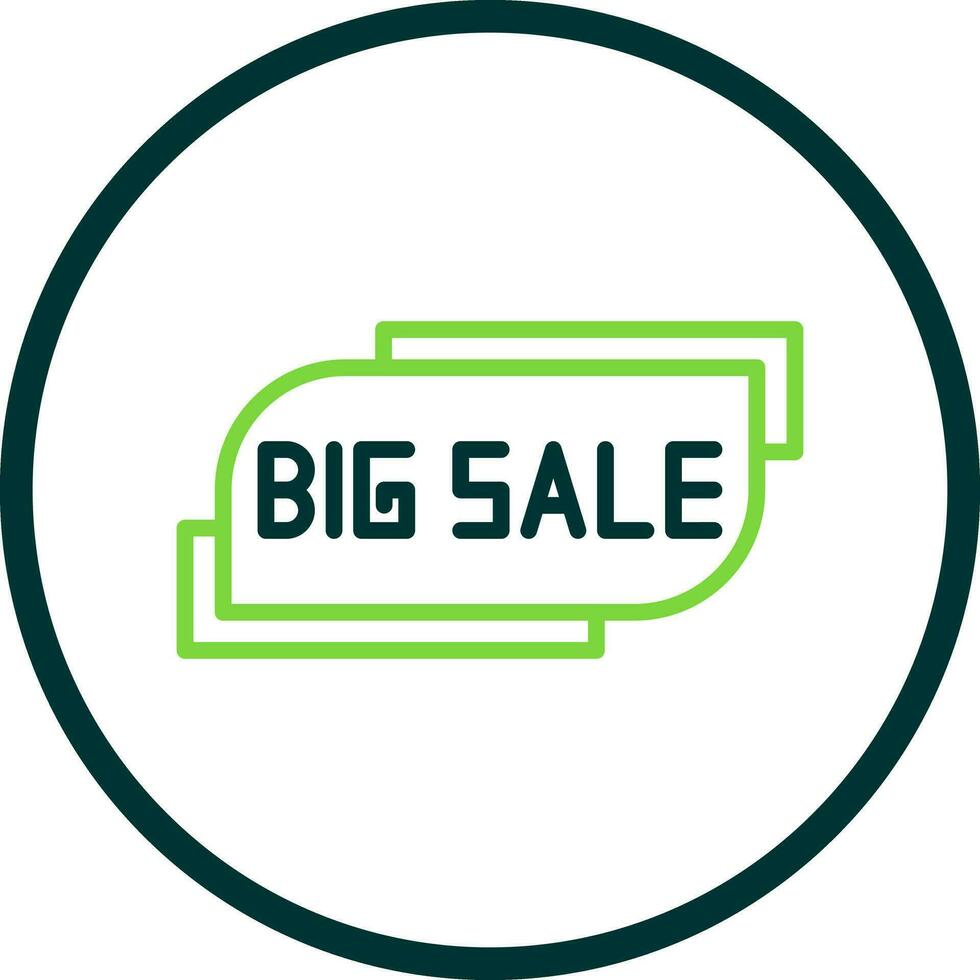 Big Sale Banner Vector Icon Design