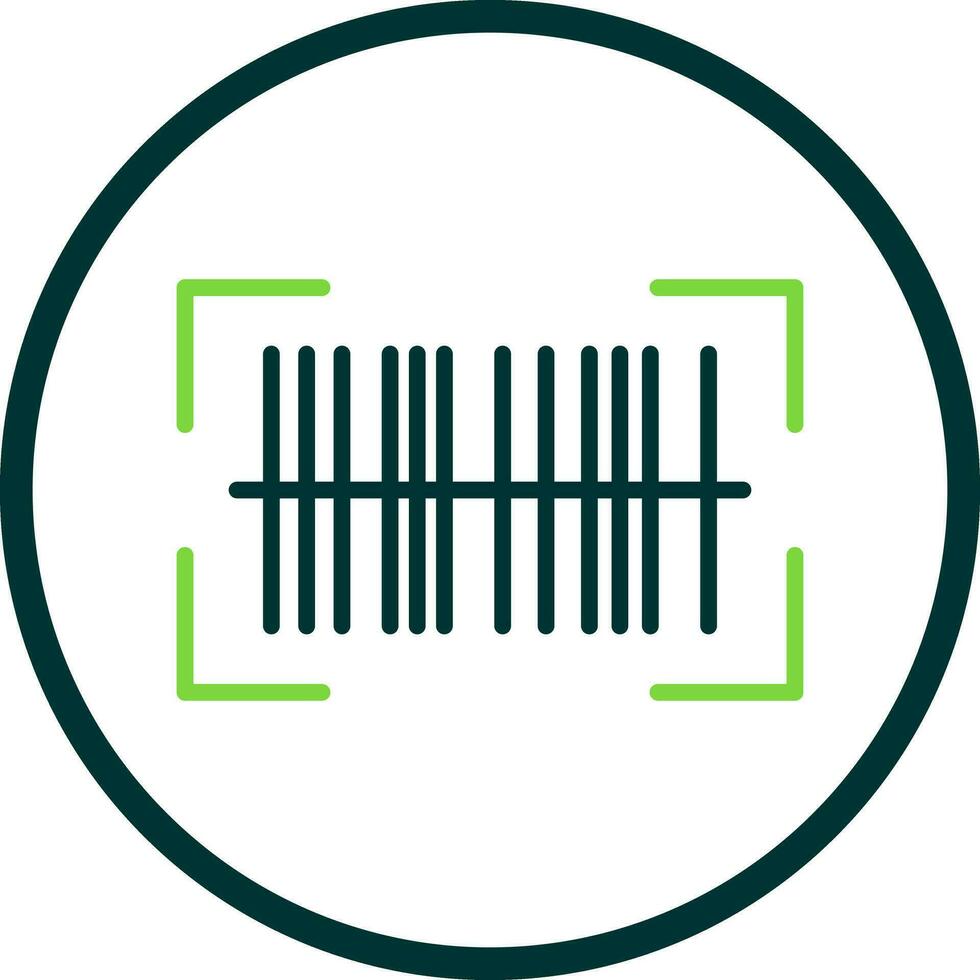 Shopping Barcode Scanner Vector Icon Design