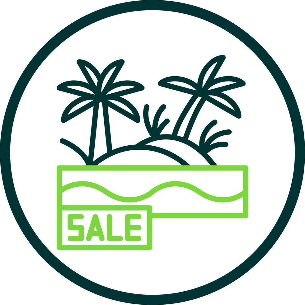 Sale Oasis Vector Icon Design
