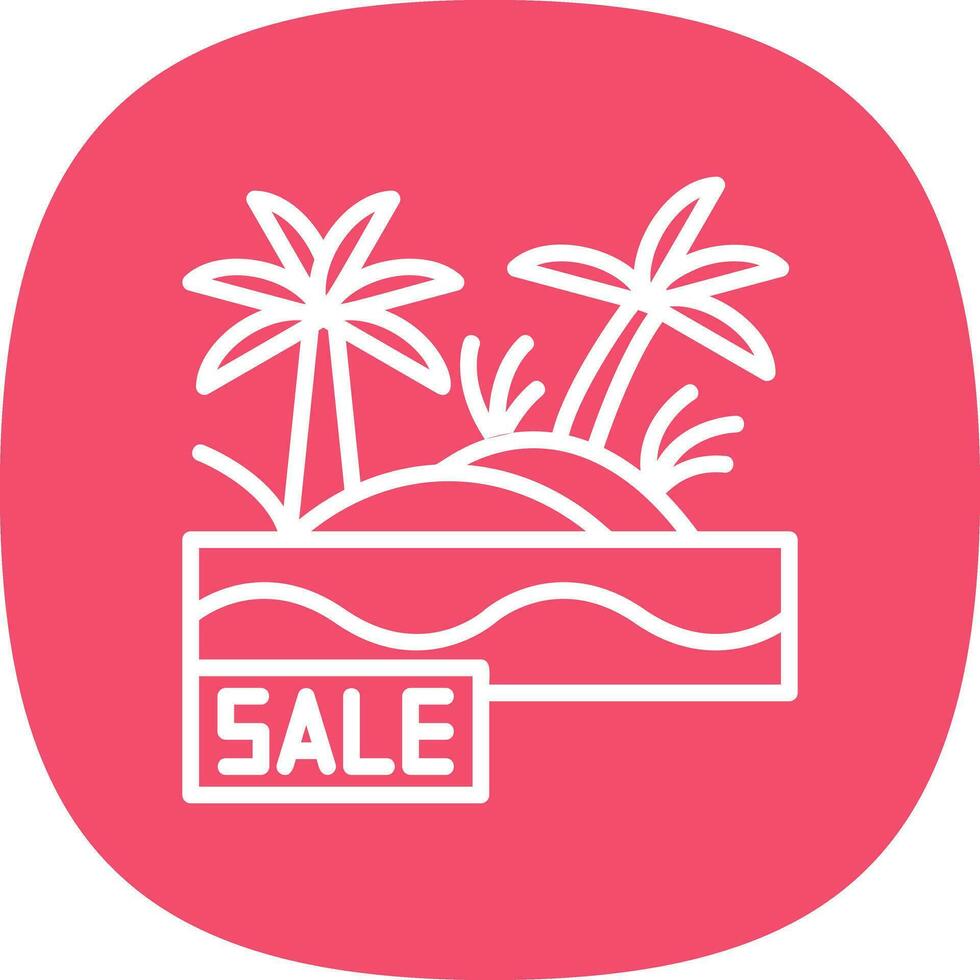 Sale Oasis Vector Icon Design