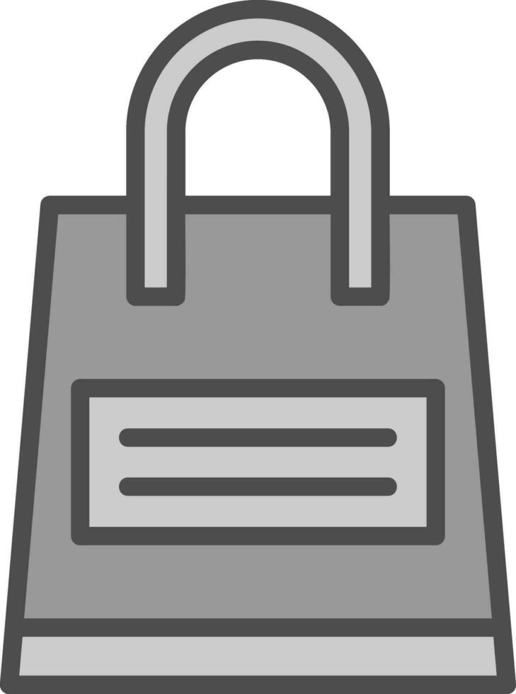 diseño de icono de vector de bolsa de compras