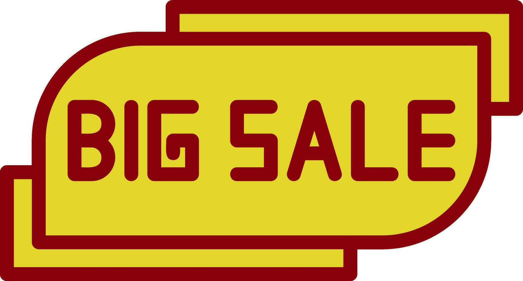 Big Sale Banner Vector Icon Design