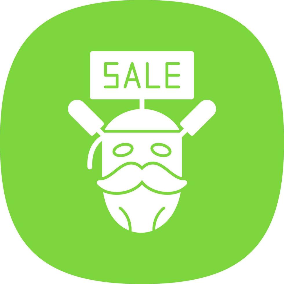 Sale Pirate Vector Icon Design