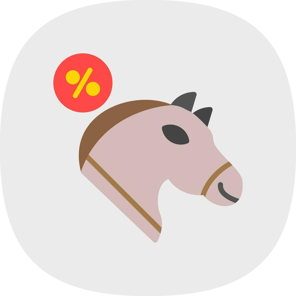 descontado unicornio vector icono diseño