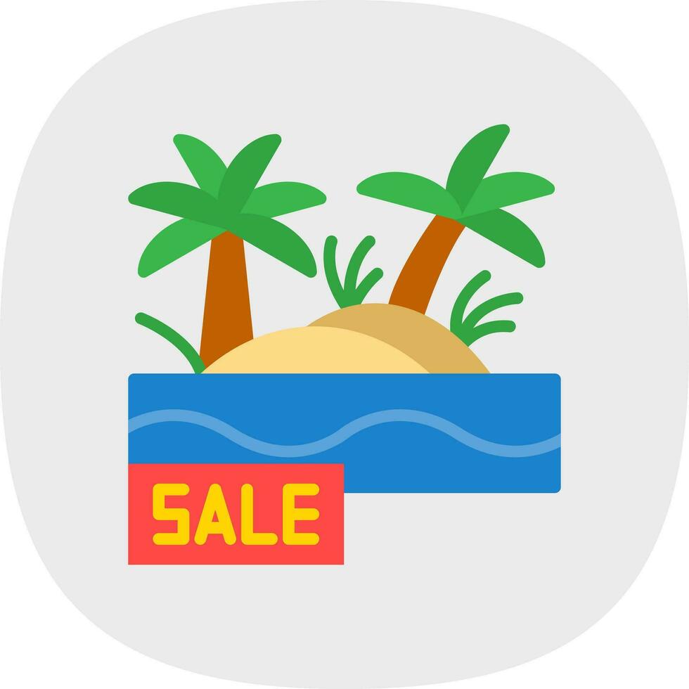 Sale Oasis Vector Icon Design