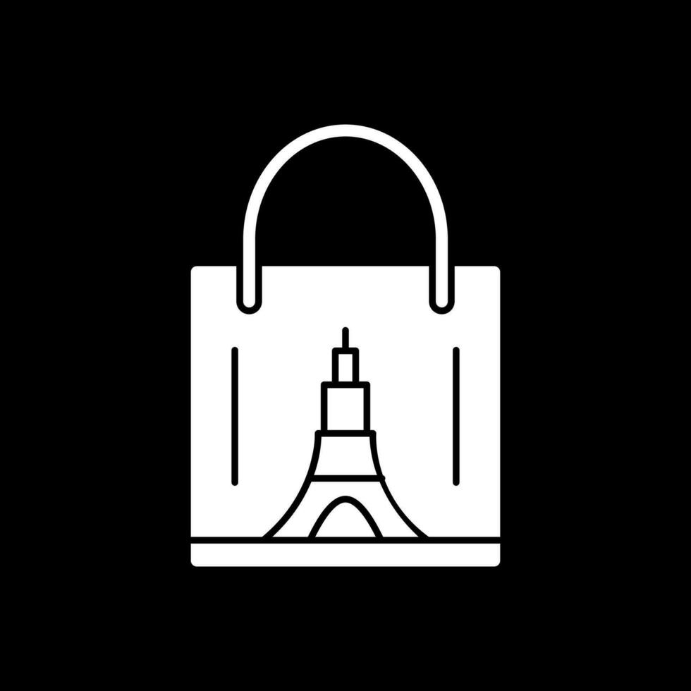 Shopping Bag Tower Vector Icon Design