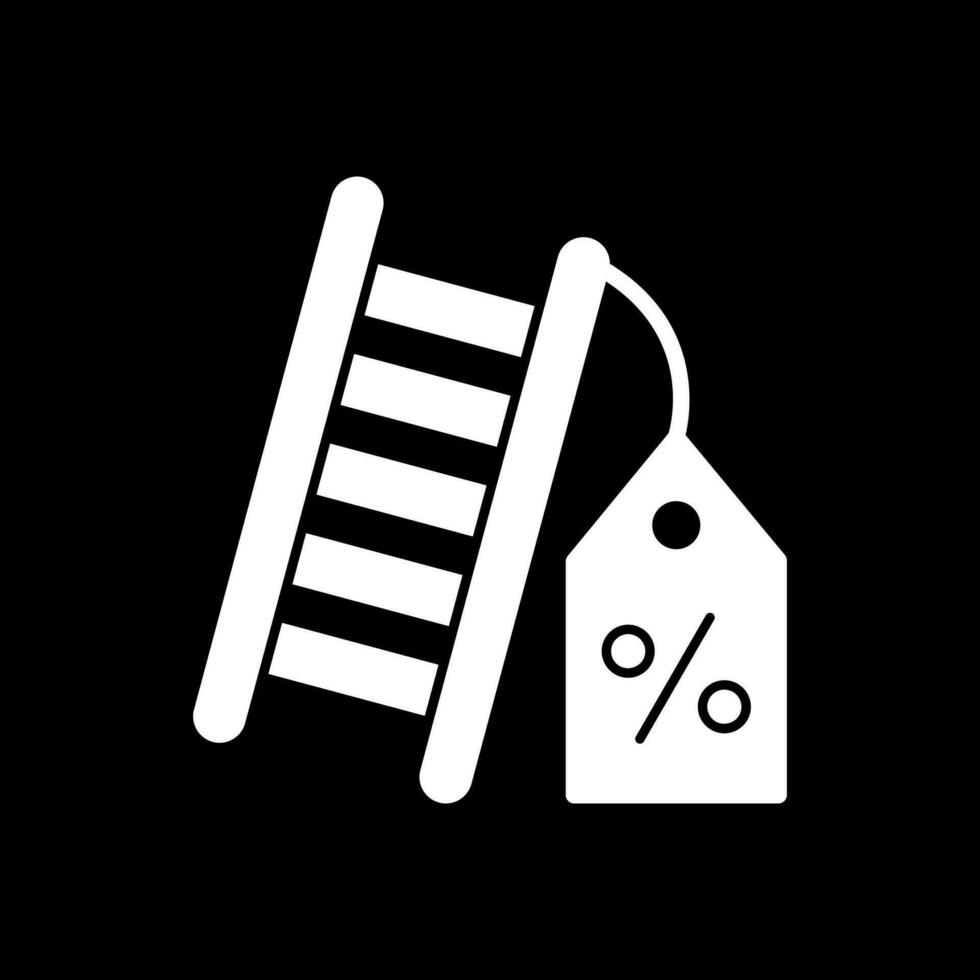 Discount Ladder Vector Icon Design