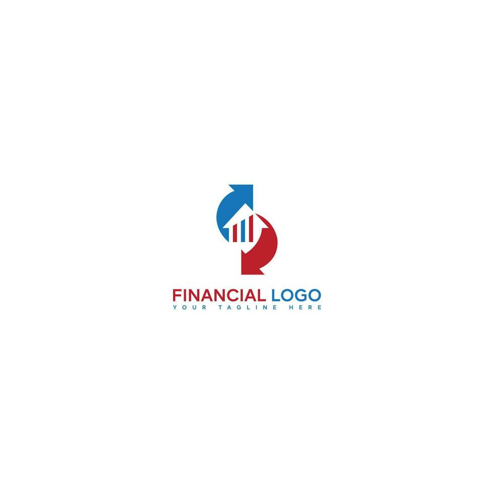 Vector of arrows Financial logos symbol or icon