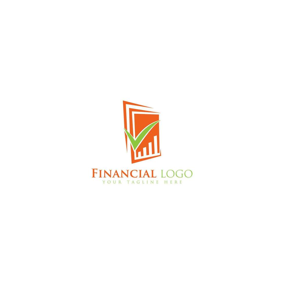 excelentes elementos de icono de logotipo de negocios, finanzas y crédito vector