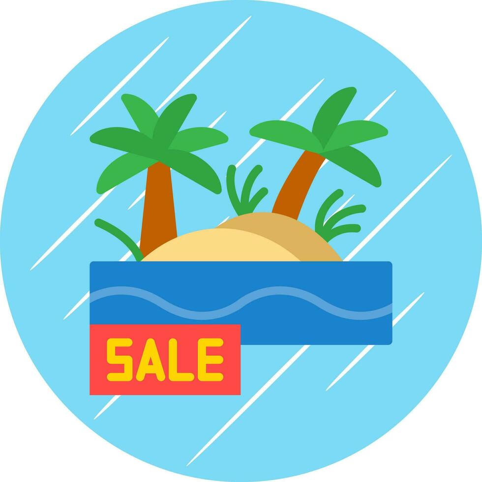 Sale Oasis Vector Icon Design